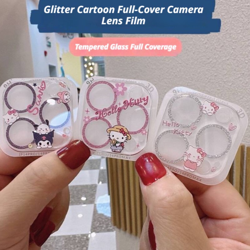 サンリオ ハローキティ クロミ グリッターダイヤモンド カメ - Tempered Glass Screen 9H のレビューと価格