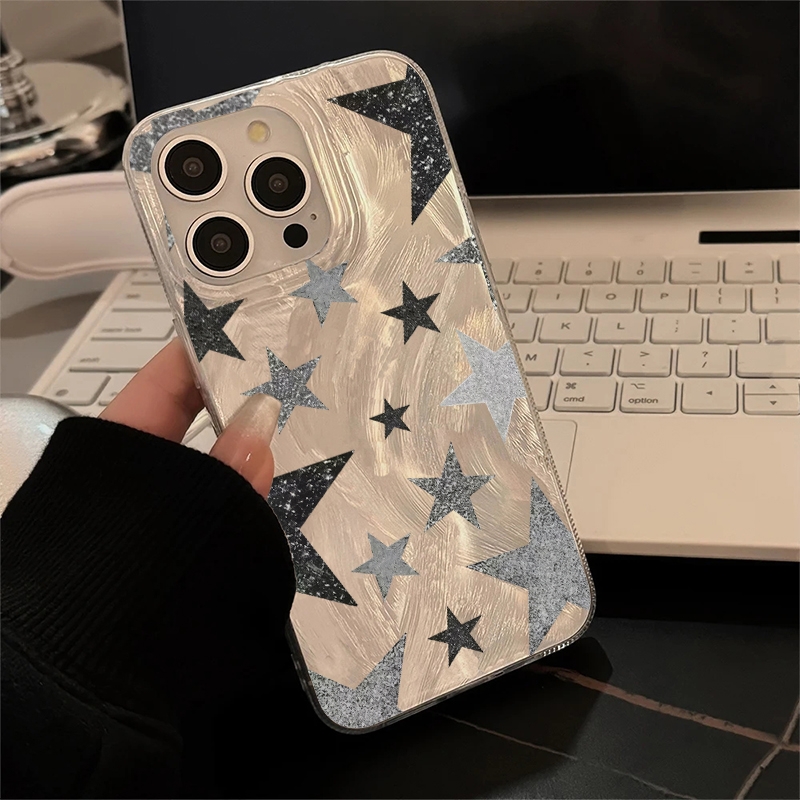 輝く星柄のおしゃれなスマホケース iPhone 17 16  - Apple Iphone 15 のレビューと価格