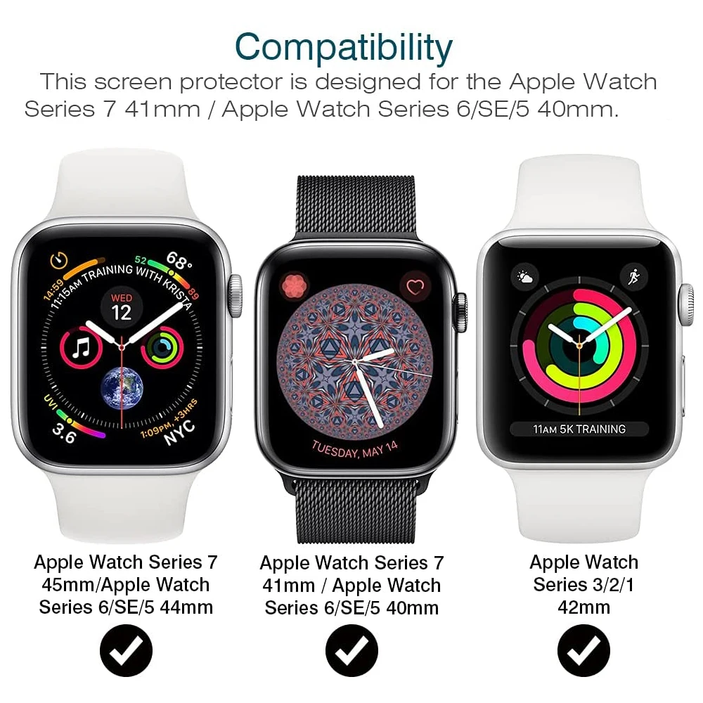 スクリーンプロテクター Apple Watch シリーズ 9 - Hydrogel Screen Protector のレビューと価格